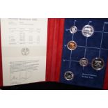 Utrecht mint coin collection 1985 with coa