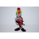 Art glass clown Height 27 cm