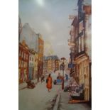 Watercolour (A street in Holland) Winifred Parting