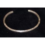 Silver child's bangle