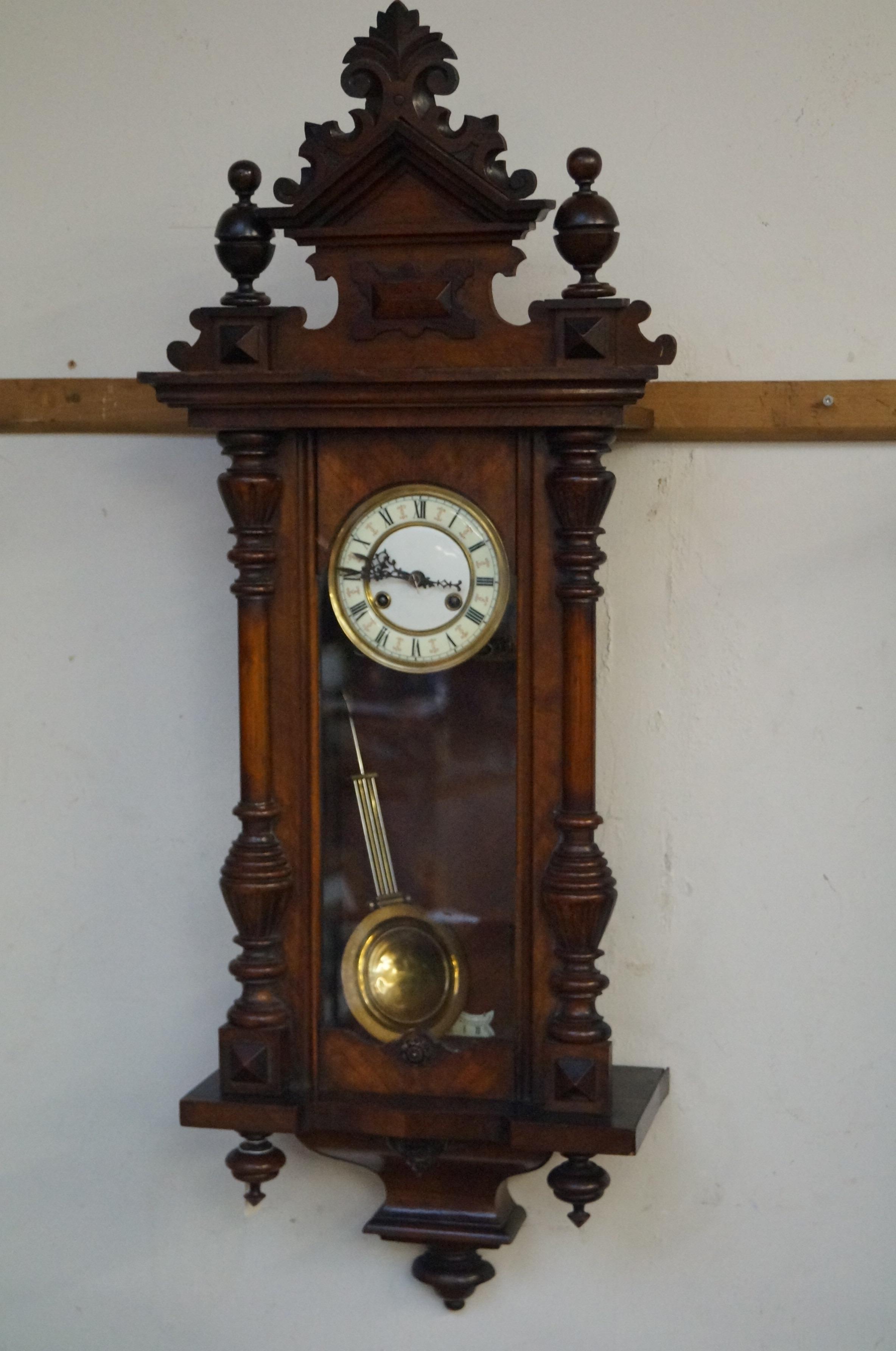 Early 20th century wall clock