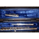 Cased Selmer flute