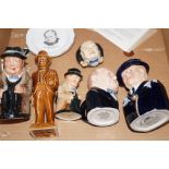 Box of Winston Churchill commemorative ceramics t