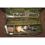 Cased Dearnan "Sew Super Trumpet"