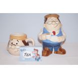 Official tetley merchandise biscuit barrel & cup