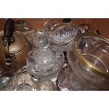 Box of glass ware & others