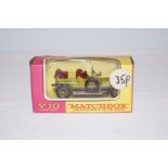 Unopened matchbox Y-10 1906 Rolls-Royce silver gho