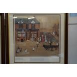 Framed Helen Bradley print