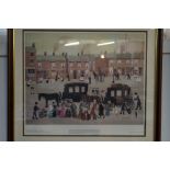 Framed Helen Bradley print