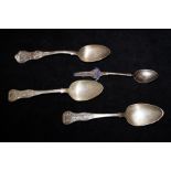 3 19th century silver spoons (Edinburgh & Glasgow