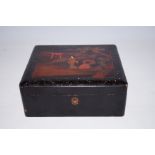 Papier mache oriental box