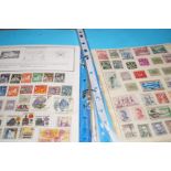 Album of early Czechoslovakia stamps