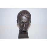 Cast iron Hitler bust Height 20 cm