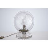 Art deco lamp depicting fish Height 28 cm