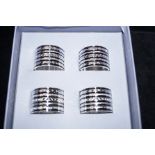 Wedgewood Vera Wang napkin rings