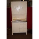 Early Retro kitchenette with enamel slide out work