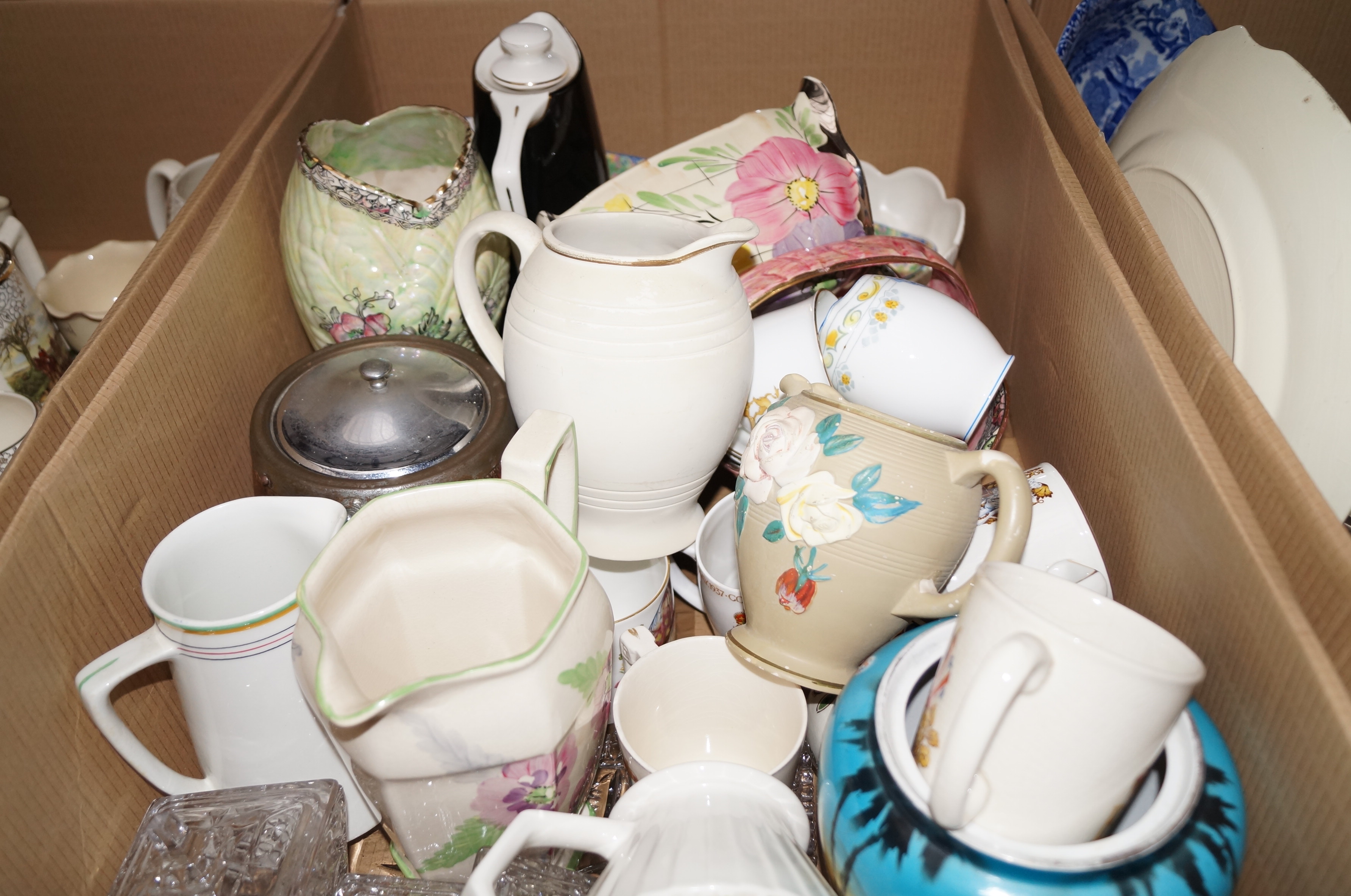 Box of ceramics