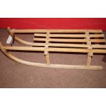 Wooden sledge