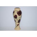 Moorcroft 8'' chocolate cosmos vase Height 21 cm