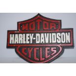 Cast iron sign Harley-Davidson Length 41 cm