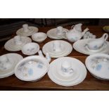 Wedgewood dinner service ice rose pattern