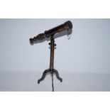 Brass telescope & stand W. Ottway