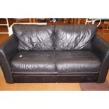 2 Seater leather settee