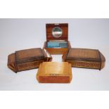 4 Art deco musical boxes 3 being sorento