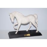 Beswick white horse spirit of freedom on plinth