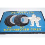 Cast iron Michelin man sign