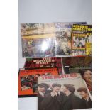 5 Beatles albums with related magazines & 2 others