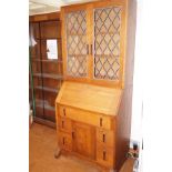 Art deco bureau bookcase