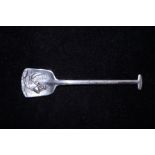 Silver German mining related spoon