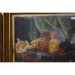 Framed still life Signed Wilson 1913