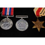 Group of world war II medals