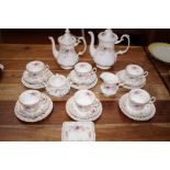 Royal Albert jubilee rose tea set