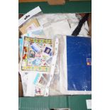 Large box of lose stamps