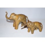 2 Unusual figures of elephants