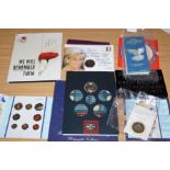 Collection of presentation packs of British coins