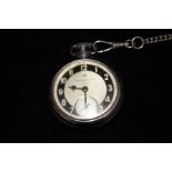 Gosol trioth pocket watch with Albert chain