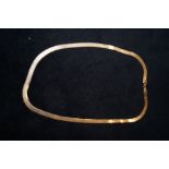 9ct Gold herringbone chain Weight 6.8g