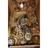 Large collection of brass ware
