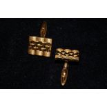 Pair of 9ct gold cufflinks 4.9g