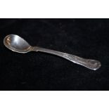 Silver mustard spoon