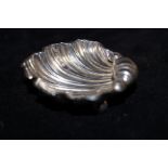 Silver shell dish