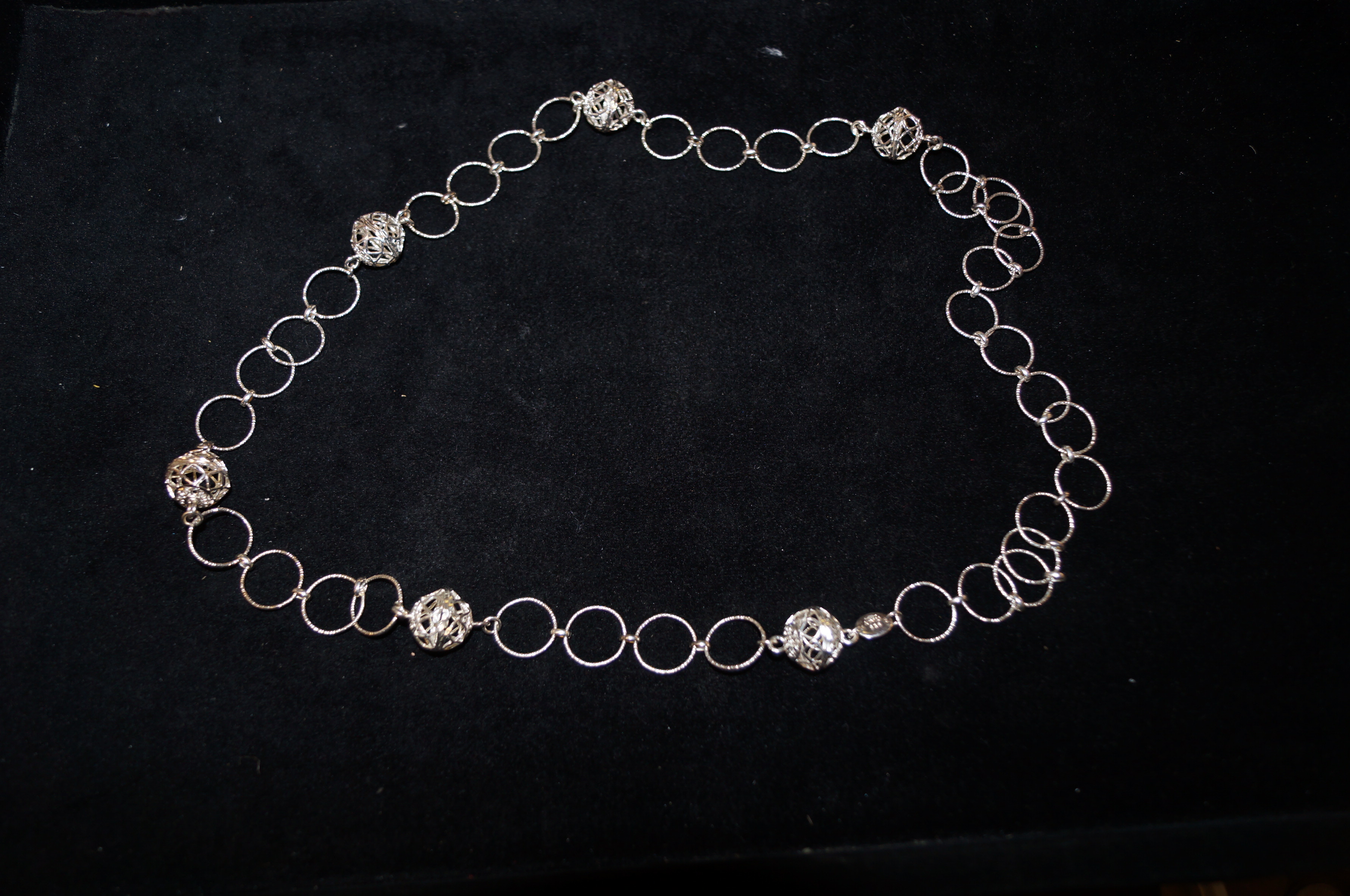 Silver necklace