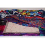 5 Designer silk scarfs