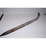 Large kukri sword & scabbard (damage to scabbard)