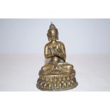 Brass Thai Buddha Height 16 cm