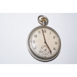 Military pocket watch with sub second dial GS/TP 0
